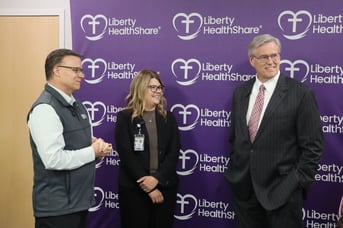 Bobby Dinkins, Katy Fuerst, Dorsey Morrow discuss the Sharing Hearts Fund for Akron Children's