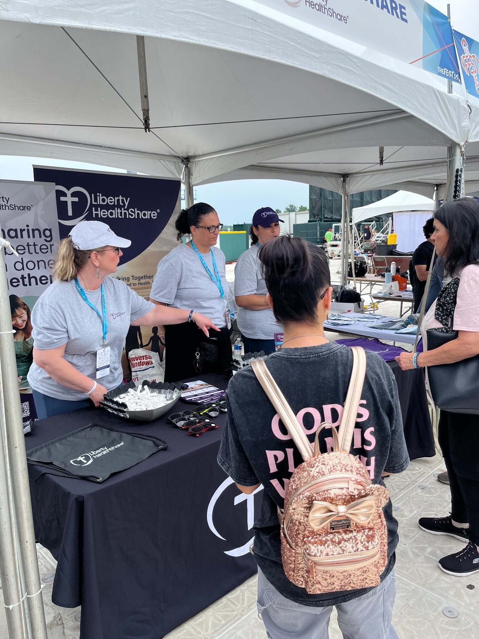 liberty healthshare at an event