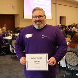 Troy Tarr receives the 2025 Liberty Impact Award