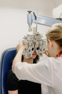 Liberty HealthShare member receiving vision care through Liberty Vision